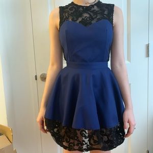 Opening Ceremony Lace Bubble Skirt Dress